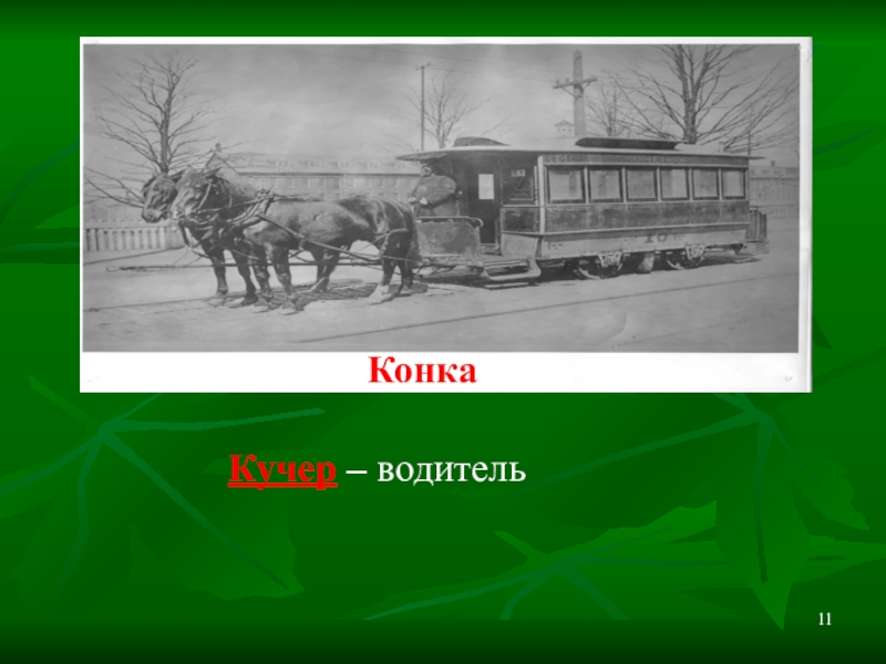 Презентация по русскому языку Устаревшие слова Кучер – водительКонка Кучер – водительКонка