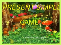 Игра по английскому языку на тему Present Simple