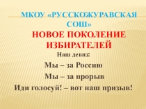 Презентация по избирательному праву
