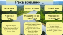 Презентация по окружающему миру на тему Река времени (4 класс)