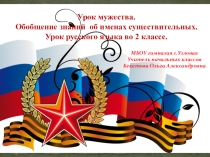 Презентация к уроку русского языка
