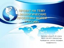 Проект по географии Экологические проблемы морей России