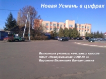 Презентация по математике на темуНовая Усмань в цифрах (4 класс)