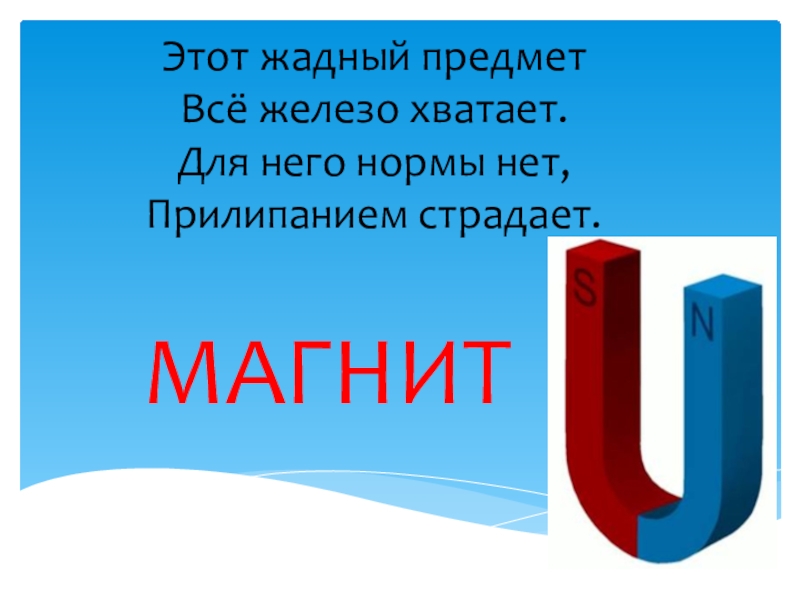 Презентация по магниту