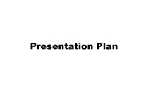 Presentation Plan 9 класс