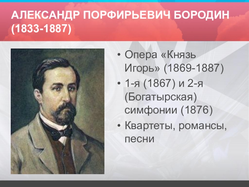 Творчество бородино. Александр Порфирьевич Бородин (1833—1887). Александр Бородин могучая кучка. Александр Порфирьевич Бородин опера. Александр Порфирьевич Бородин мир искусства.