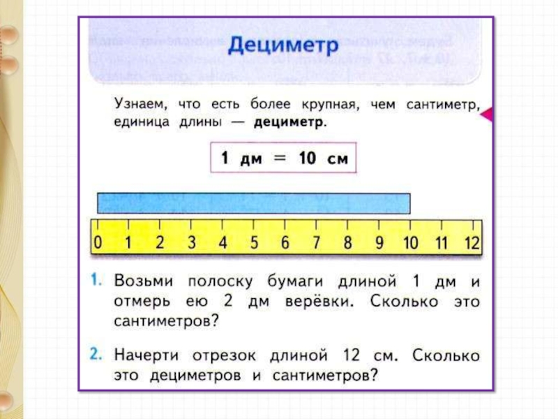 Презентация математика 2 класс школа россии миллиметр