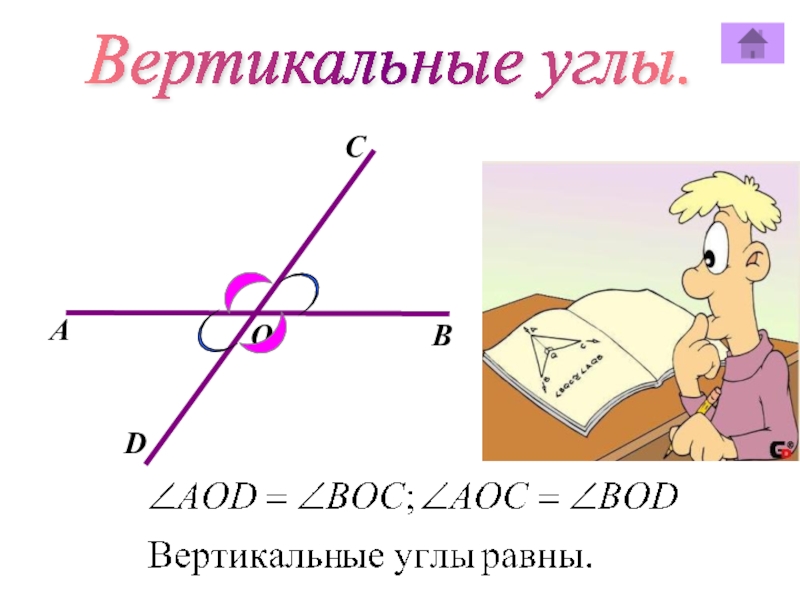 Презентации вертикальные углы