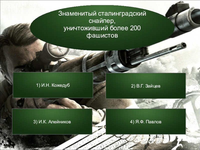 Снайпер прославившийся в дни. Снайперы Сталинградской битвы. Игра Сталинград снайпер. Кожедуб Сталинградская битва.