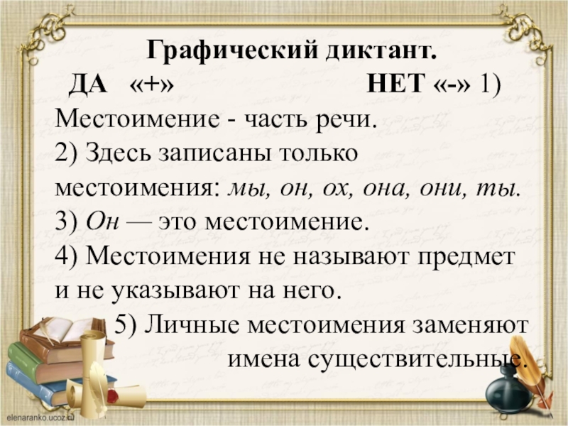 Обобщение знаний о местоимении 2 класс школа россии презентация