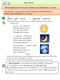 Презентация по русскому языку 4 класс Местоимение.