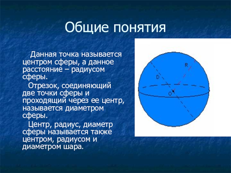 В данной сфере 2. Отрезок соединяющий две точки сферы. Центр сферы. Отрезок соединяющий центр сферы с любой ее точкой называется. Отрезок, соединяющий любую точку сферы с ее центром, называется ее.