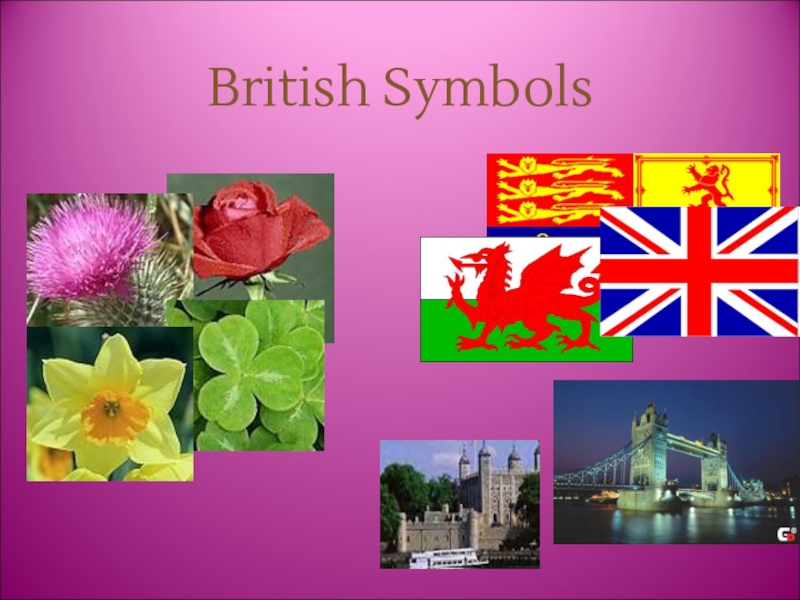 Презентация Презентация по английскому языку на тему Символы Великобритании