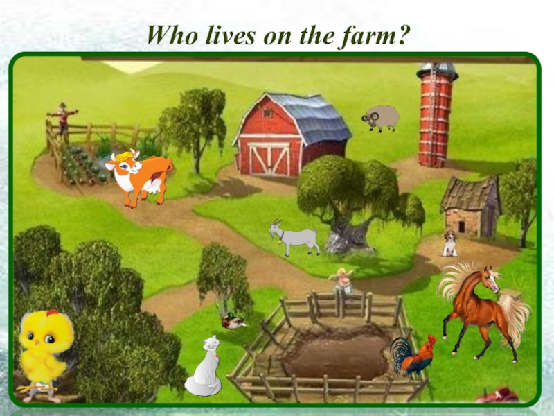 On the farm картинки для детей