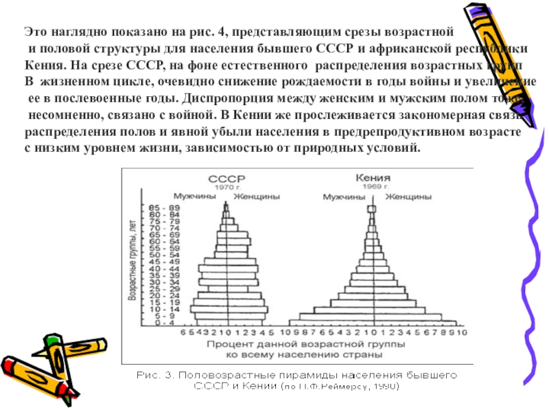 Составьте план описания половозрастной пирамиды населения