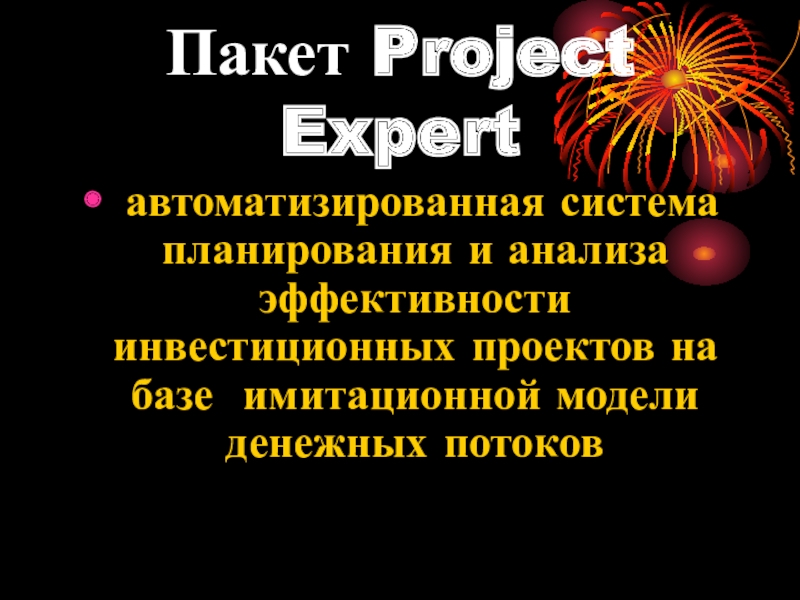 Презентация project expert