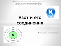 Презентация для урока Подгруппа азота