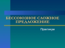 Презентация Русский язык 9 класс БСП