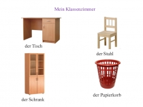 Презентация к уроку немецкого языка Gegenstände im Klassenzimmer