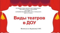 Презентация Виды театров в ДОУ