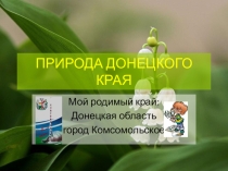 Презентация Природа Донецкого края