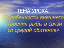 Презентация по биологии на тему: Рыбы (7 класс)