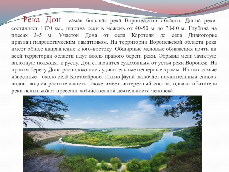 Составляющая реки. Воронежской области протяженность реки Дон. Крупные реки Воронежской области. Самая большая река в Воронеже. Межень реки Дон.