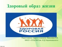 Презентация Профилактика здорового образа жизни