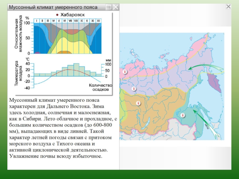 Климат умеренного пояса. Умеренный муссонный климат. Муссонный Тип климата умеренного пояса. Резко континентальный климат на карте. Муссонный Тип климата в России.