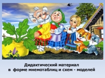 Дидактический материал по развитию связной речи в форме мнемотаблиц и схем - моделей
