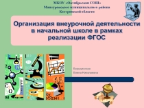 Организация внеурочной деятельности в начально школе в рамках реализации ФГОС
