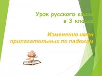 Презентация по русскому языку  Изменение имен существительных по падежам