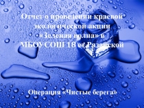 Презентация на экологическую тему Чистые берега