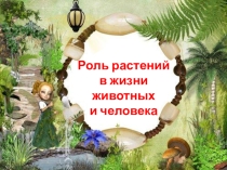 Презентация по окружающему миру по теме Роль растений в жизни животных и человека