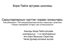 Проект на тему Сарыгларларнын чурттап чораан хонаштары