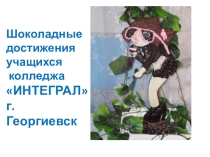 Урок - изделия из шоколада, презентация Шоколадные достижения