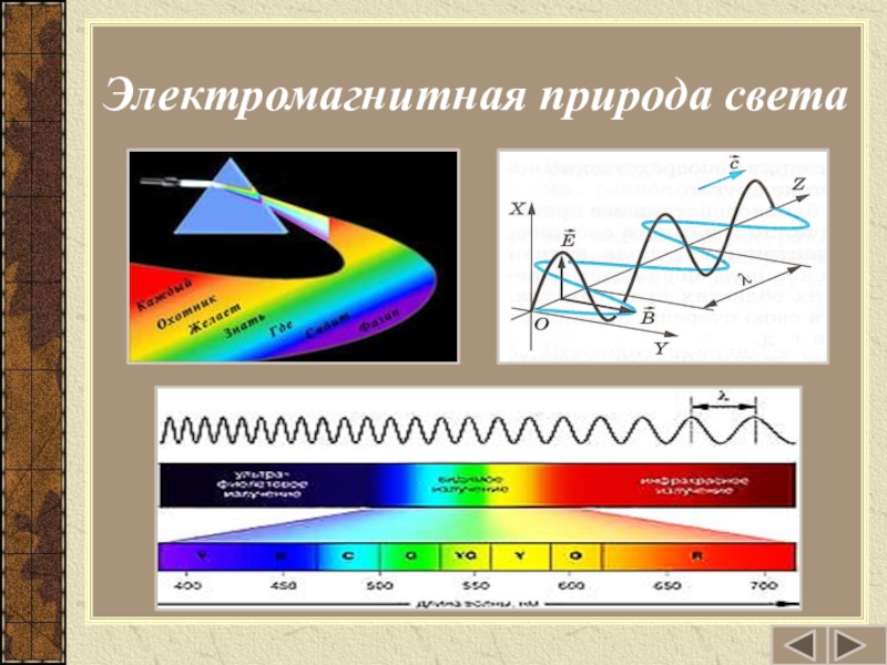 Природа света конспект кратко. Физика 9 электромагнитная природа света. Электромагнитная теория света физика. Электромагнитная природа света физика 9 класс. Электромагнитная природа световых волн.