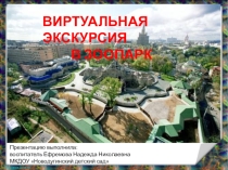 Презентация для старшей группы Виртуальное путешествие в зоопарк