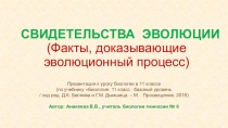 Презентация по биологии на тему Молекулярные свидетельства эволюции